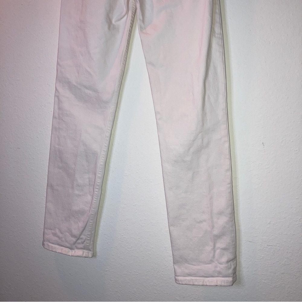 RE/DONE Originals 70's Straight leg denim jeans in Vintage White size 24 EUC - Picture 11 of 15